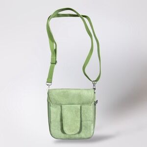 Travelon Crossbody Bag Light Green Mini Travel Purse Adjustable Strap